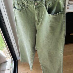 Woman’s Green Jeans